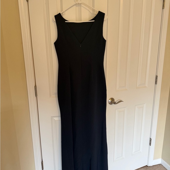 Eliza J Asymmetrical Navy Dress size 8 - Picture 3 of 4